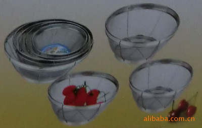 【供應高邊粗網籃(圖)】價格,廠家,圖片,收納籃、置物籃,沈陽東北日用雜品市場盧惠娟日雜批發部-