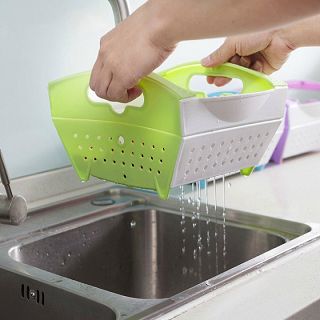 創(chuàng)意居家生活日用品 可折疊居家蔬菜水果瀝水籃果蔬收納籃收納筐